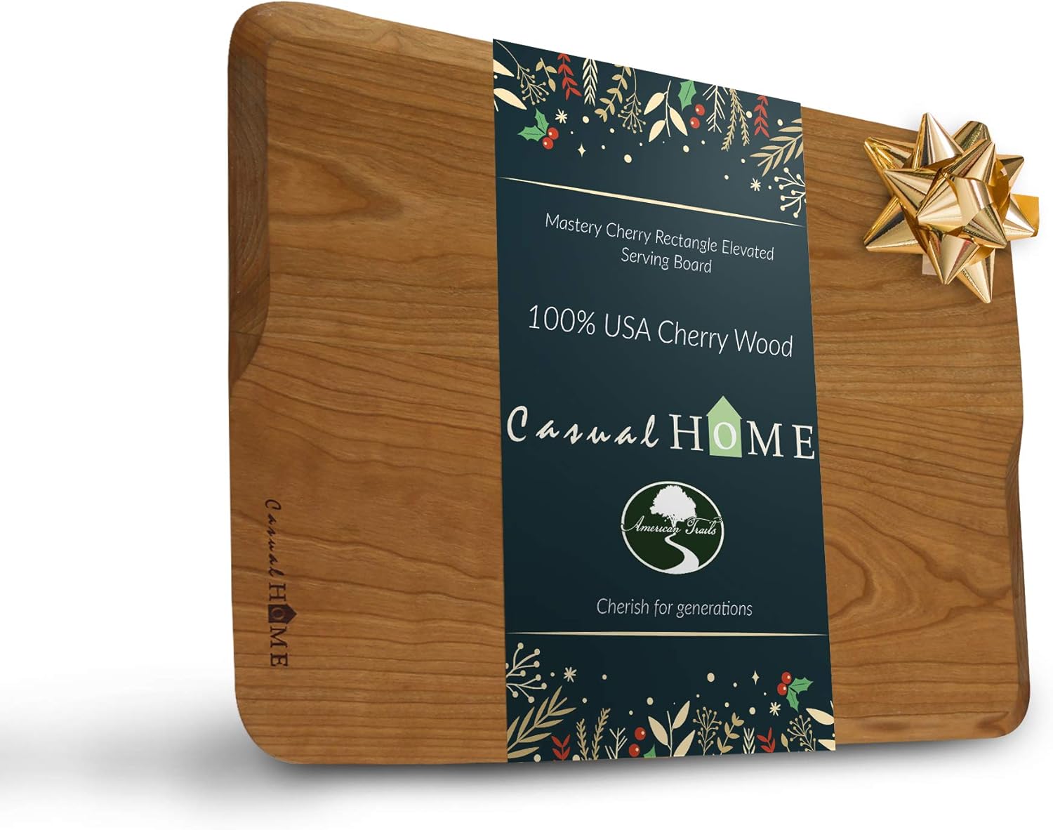 Casual Home Delice Rectangle Juice Drip Groove Cutting Board 15.5" Wx11 Dx0.75 H, Maple - Image 5