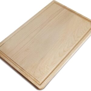 Casual Home Delice Rectangle Juice Drip Groove Cutting Board 15.5" Wx11 Dx0.75 H, Maple