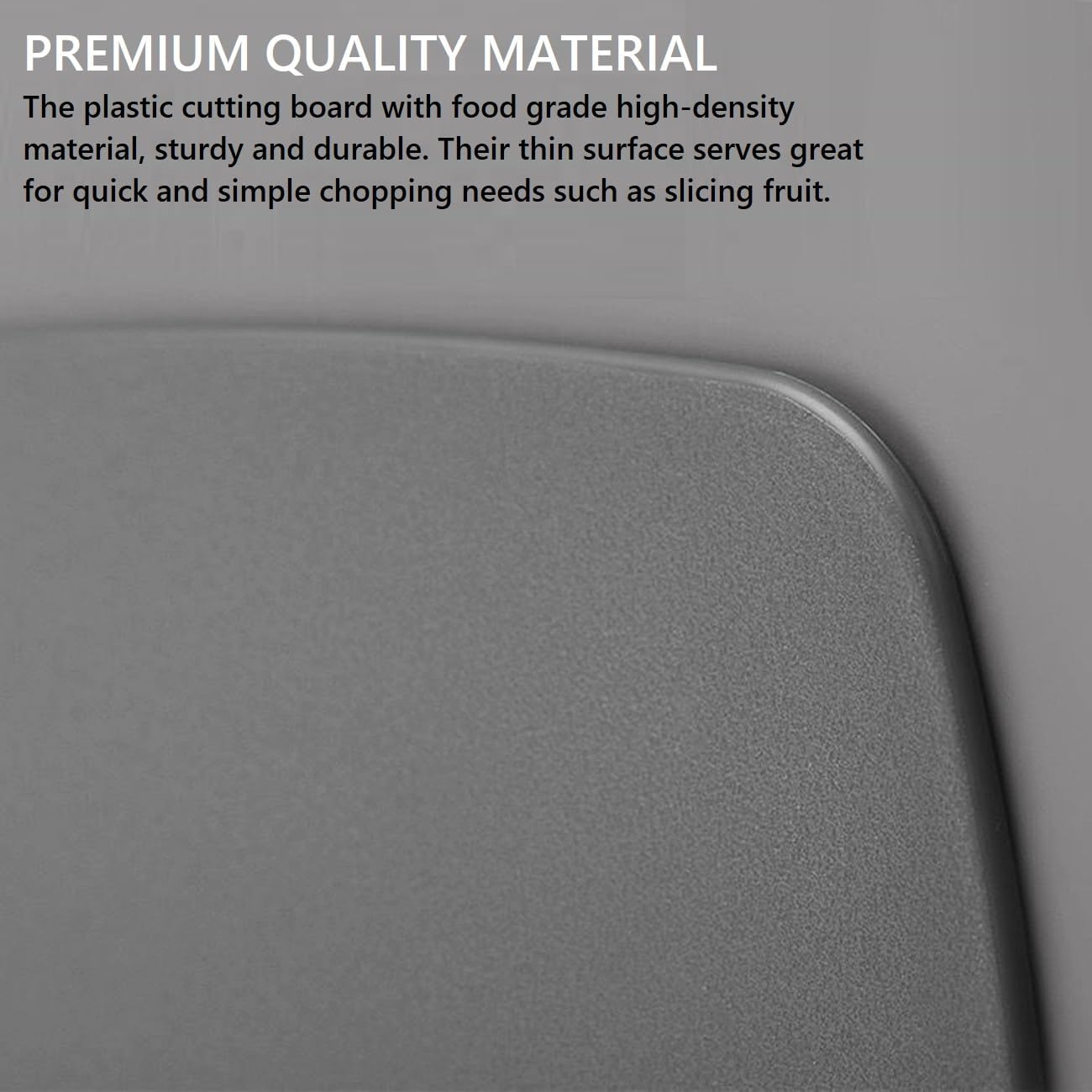 Cutting Boards for Kitchen,Plastic Cutting Board Set of 3, Thick Chopping Boards for Meat, Veggies, Fruits, with Easy Grip Handle,Dishwasher Safe (Pink, 3Pcs) - Image 4