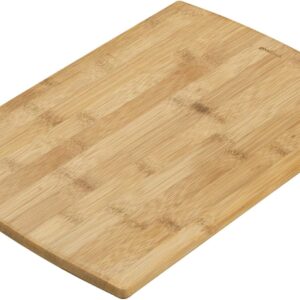 GoodCook Everyday 10" x 14" Bamboo Cutting Board, Durable Edge-Grain Wood, Moisture-Resistant, Knife-Friendly, Wooden Chopping Board for Kitchen, Low-Maintenance, Natural Bamboo