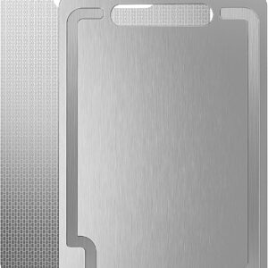 Laokiiy Titanium Cutting Board -100% Pure Titanium Cutting Boards For Kitche,Easy to clean, Double-sided food-grade Cutting Board camping For Meats, Fruits And Vegetables 12 * 8IN