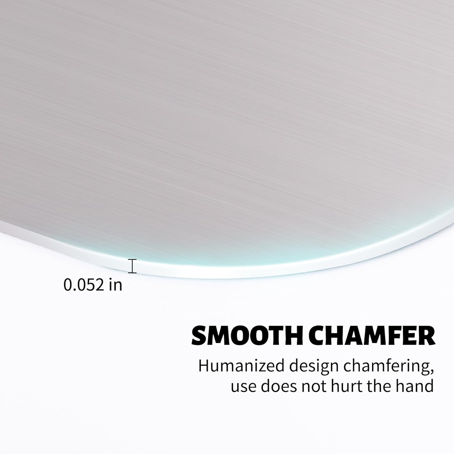 Stainless Steel Cutting Board, 3 PCS Cutting Boards for Kitchen, 304 Stainless Non Stick Chopping Cutting Board for Meat Fruit & Vegetable, Dishwasher Safe (15.3 x 11, 13.4 x 9, 11.8 x 7.9 in) - Image 4